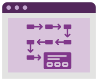 Production flow icon